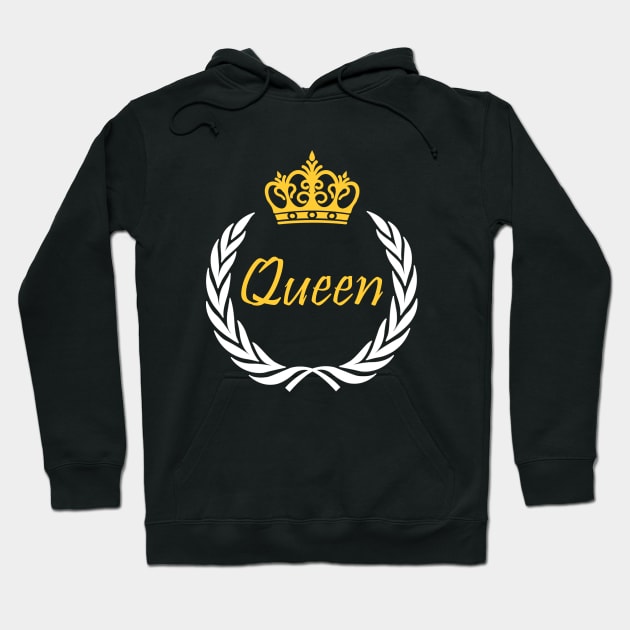 Queen crown Hoodie by Tshirt114